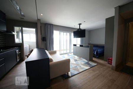 Sala de apartamento à venda com 1 quarto, 47m² em Campo Belo, São Paulo
