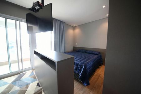 Sala - Quarto de apartamento à venda com 1 quarto, 47m² em Campo Belo, São Paulo