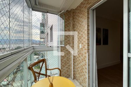 Varanda da Sala de apartamento para alugar com 2 quartos, 67m² em Estuário, Santos
