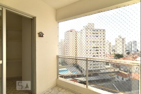 Varanda da Sala  de apartamento à venda com 3 quartos, 80m² em Mooca, São Paulo