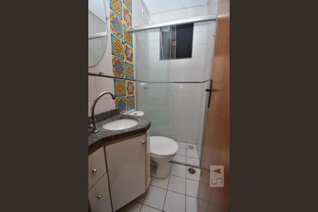 Banheiro de apartamento para alugar com 1 quarto, 34m² em Sul (águas Claras), Brasília