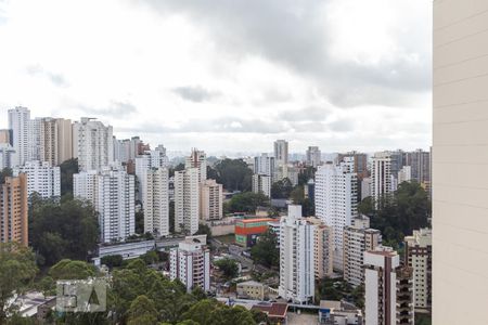 Vista da varanda gourmet de apartamento à venda com 4 quartos, 130m² em Vila Andrade, São Paulo