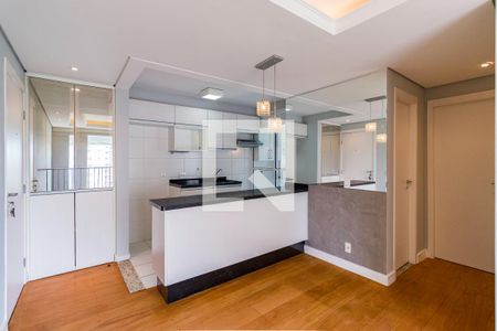 Sala/Cozinha de apartamento para alugar com 2 quartos, 58m² em Parque Reboucas, São Paulo