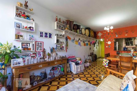 Sala de apartamento à venda com 3 quartos, 109m² em Laranjeiras, Rio de Janeiro