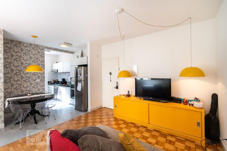 Sala de apartamento para alugar com 1 quarto, 48m² em Paraíso, São Paulo