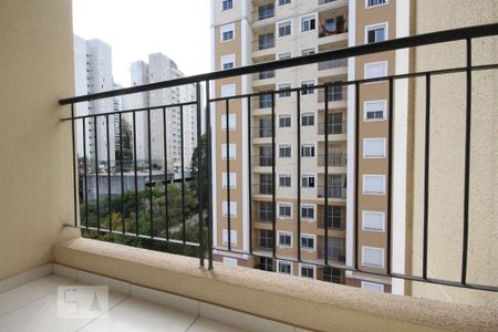 Varanda da Sala de apartamento para alugar com 2 quartos, 55m² em Vila Andrade, São Paulo