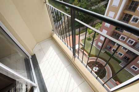 Varanda da Sala de apartamento para alugar com 2 quartos, 55m² em Vila Andrade, São Paulo