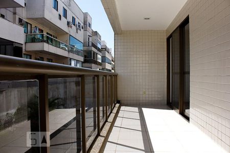 Varanda da Sala de apartamento à venda com 3 quartos, 100m² em Recreio dos Bandeirantes, Rio de Janeiro