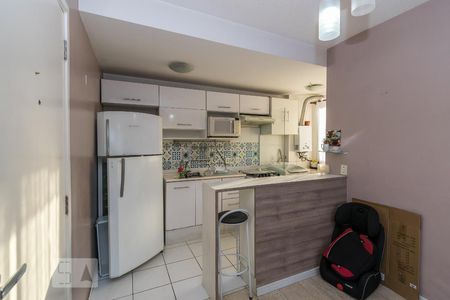 Sala - Cozinha americana de apartamento para alugar com 3 quartos, 52m² em Parada de Lucas, Rio de Janeiro