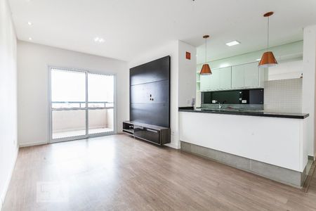 Sala de apartamento à venda com 2 quartos, 85m² em Campestre, Santo André