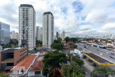 Vista de apartamento à venda com 2 quartos, 55m² em Vila Olímpia, São Paulo