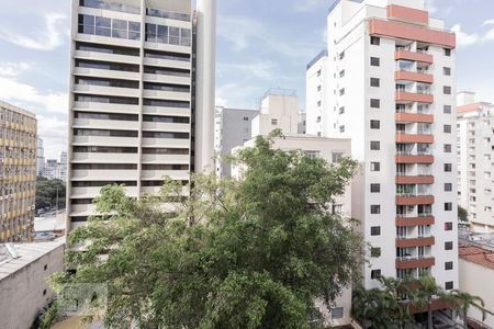 Varanda Vista de kitnet/studio para alugar com 1 quarto, 30m² em Consolação, São Paulo