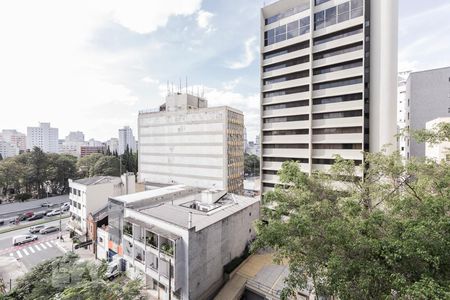 Varanda Vista de kitnet/studio para alugar com 1 quarto, 30m² em Consolação, São Paulo