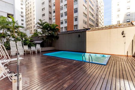 Studio para alugar com 27m², 1 quarto e 1 vagaPiscina