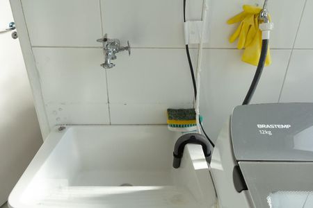 Apartamento à venda com 70m², 2 quartos e sem vagaDetalhe da area de serviço