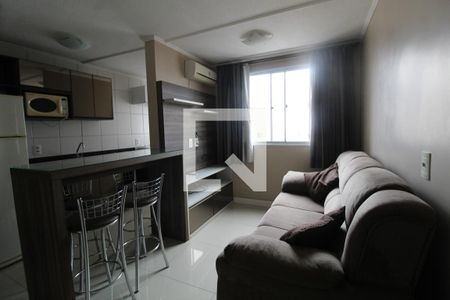Sala de Estar de apartamento à venda com 2 quartos, 43m² em Mato Grande, Canoas