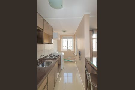 Cozinha e Área de Serviço de apartamento para alugar com 2 quartos, 43m² em Mato Grande, Canoas
