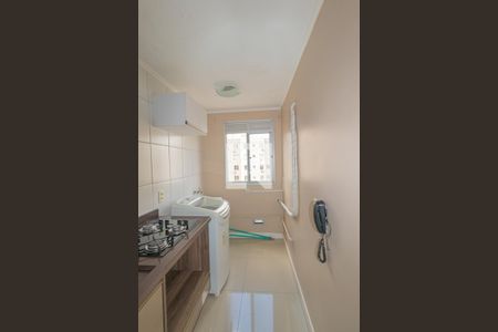 Cozinha e Área de Serviço de apartamento para alugar com 2 quartos, 43m² em Mato Grande, Canoas