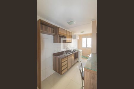 Cozinha e Área de Serviço de apartamento para alugar com 2 quartos, 43m² em Mato Grande, Canoas