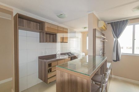 Cozinha e Área de Serviço de apartamento à venda com 2 quartos, 43m² em Mato Grande, Canoas