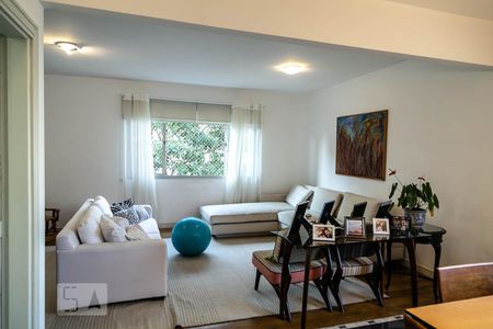 Sala de apartamento para alugar com 4 quartos, 186m² em Real Parque, São Paulo