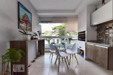 Varanda Gourmet de apartamento à venda com 3 quartos, 100m² em Nova Petrópolis, São Bernardo do Campo