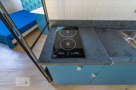 Studio para alugar com 35m², 1 quarto e sem vagaCozinha - Cooktop
