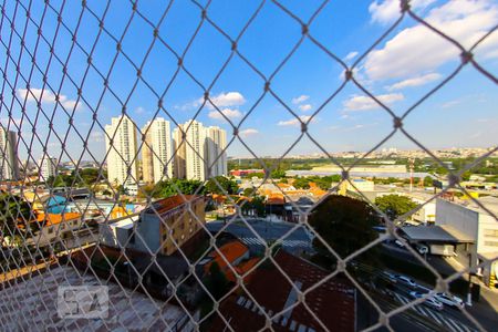 Vista da Sacada da Sala de apartamento à venda com 1 quarto, 36m² em Vila Augusta, Guarulhos