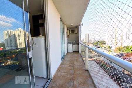 Sacada da Sala de apartamento à venda com 1 quarto, 36m² em Vila Augusta, Guarulhos