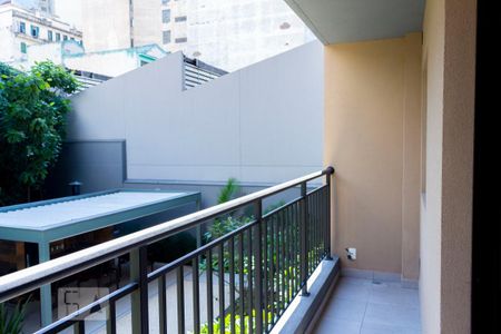 Studio para alugar com 28m², 1 quarto e sem vagaVaranda