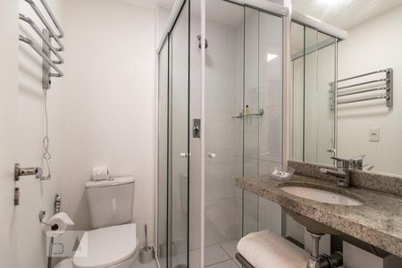 Banheiro de kitnet/studio à venda com 1 quarto, 22m² em Centro, São Paulo