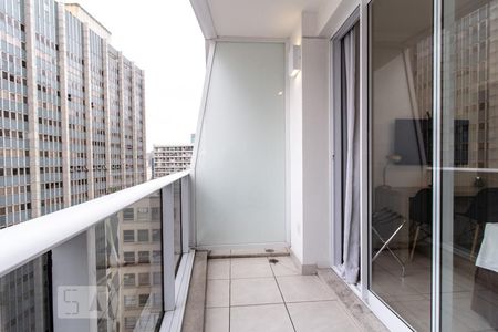 Varanda de kitnet/studio à venda com 1 quarto, 22m² em Centro, São Paulo