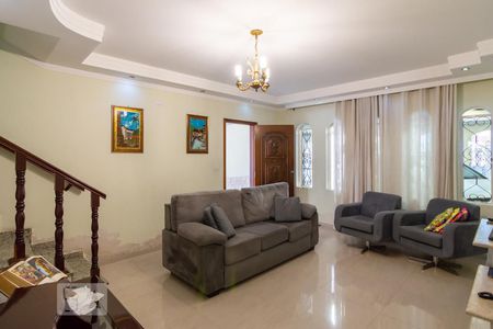 Sala de casa à venda com 4 quartos, 259m² em Vila Scarpelli, Santo André