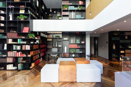 Hall social de apartamento para alugar com 1 quarto, 49m² em Jardim Paulistano, São Paulo