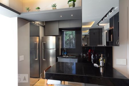 Cozinha de apartamento para alugar com 1 quarto, 49m² em Jardim Paulistano, São Paulo
