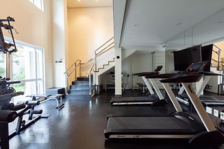 Área comum - Academia de apartamento para alugar com 1 quarto, 49m² em Jardim Paulistano, São Paulo