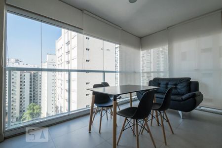Varanda de apartamento para alugar com 1 quarto, 45m² em Campo Belo, São Paulo