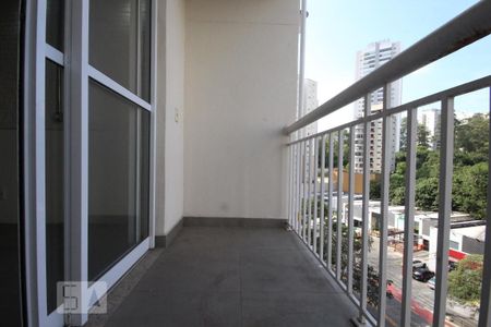 Varanda da Sala de apartamento à venda com 2 quartos, 70m² em Vila Andrade, São Paulo