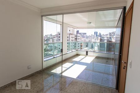 Varanda da Sala de apartamento para alugar com 3 quartos, 120m² em Carmo, Belo Horizonte