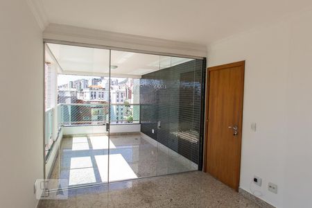 Varanda da Sala de apartamento para alugar com 3 quartos, 120m² em Carmo, Belo Horizonte