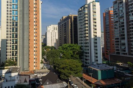 Vista da Varanda de apartamento à venda com 3 quartos, 99m² em Indianópolis, São Paulo