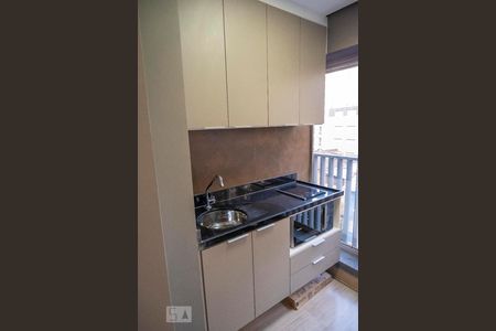 Cozinha de kitnet/studio à venda com 1 quarto, 40m² em Jardim Paulista, São Paulo