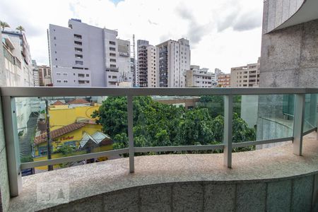 Varanda da Sala de apartamento para alugar com 1 quarto, 51m² em Santo Agostinho, Belo Horizonte