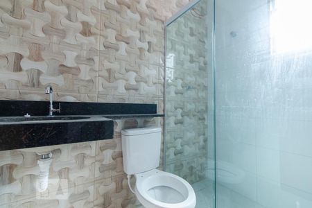 Banheiro de casa de condomínio para alugar com 1 quarto, 35m² em Vila Sao Geraldo, São Paulo