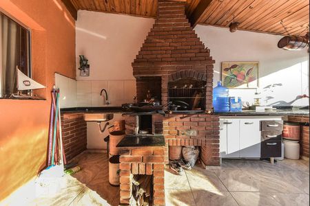 Varanda Gourmet de casa à venda com 3 quartos, 400m² em Vila Planalto, São Bernardo do Campo