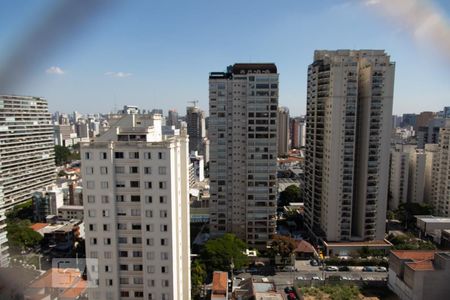 Vista da varanda da sala de apartamento para alugar com 1 quarto, 60m² em Vila Nova Conceição, São Paulo