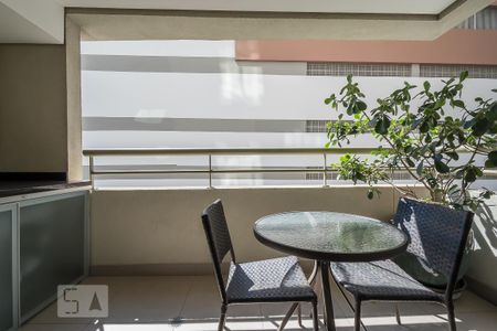 Varanda de apartamento à venda com 1 quarto, 50m² em Brooklin, São Paulo