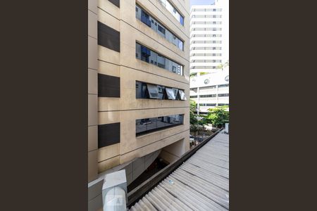 Vista da sala de apartamento para alugar com 1 quarto, 30m² em Bela Vista, São Paulo