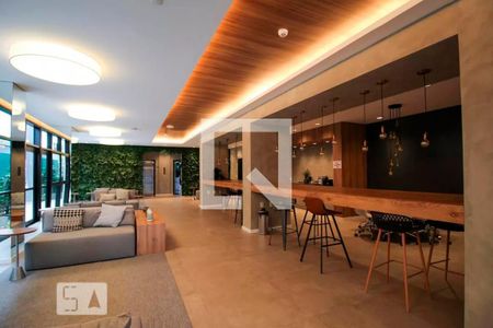Studio para alugar com 26m², 1 quarto e sem vaga Studio para alugar com 26m², 1 quarto e sem vagaHall social