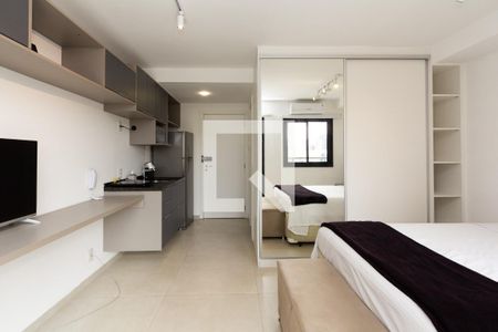 Studio de kitnet/studio para alugar com 1 quarto, 26m² em Indianópolis, São Paulo